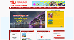 Desktop Screenshot of dulichtamlong.com